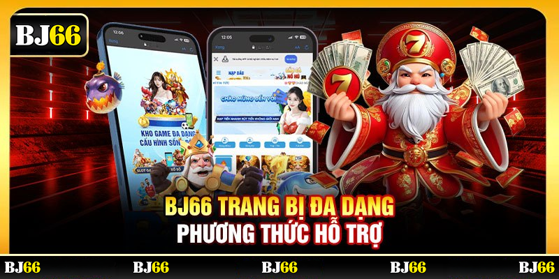 BJ66 trang bị đa dạng phương thức hỗ trợ